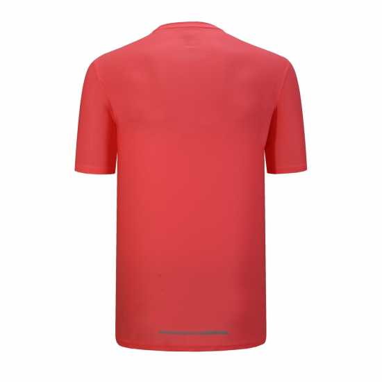 Мъжка Тениска Karrimor Run Short Sleeve T Shirt Mens Мандарин Мъжко облекло за едри хора