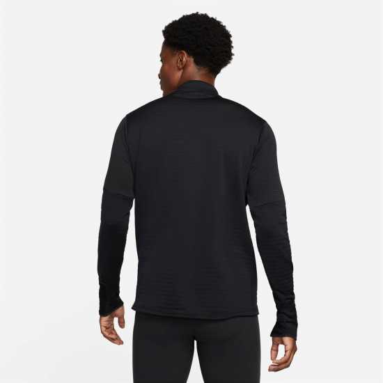 Nike Therma-FIT Repel Element Men's 1/4-Zip Running Top ЧЕРНО/ОТРАЗЯВАЩО Атлетика