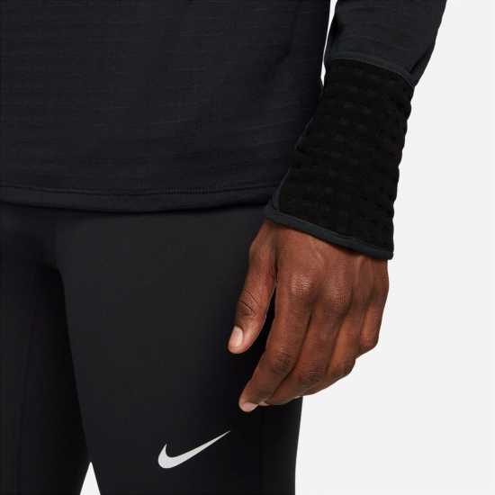 Nike Therma-FIT Repel Element Men's 1/4-Zip Running Top ЧЕРНО/ОТРАЗЯВАЩО Атлетика