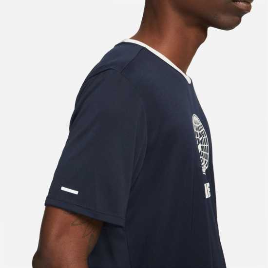 Nike Dri-FIT Heritage Men's Short-Sleeve Running Top  Мъжки дрехи за бягане