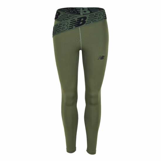 New Balance Relentless Tights Ld99 Дълбок маслинен Дамски клинове за фитнес