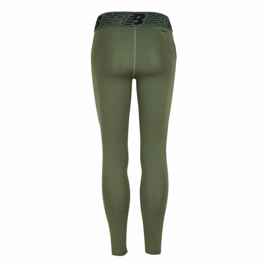 New Balance Relentless Tights Ld99 Дълбок маслинен Дамски клинове за фитнес