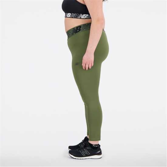 New Balance Relentless Tights Ld99 Дълбок маслинен Дамски клинове за фитнес