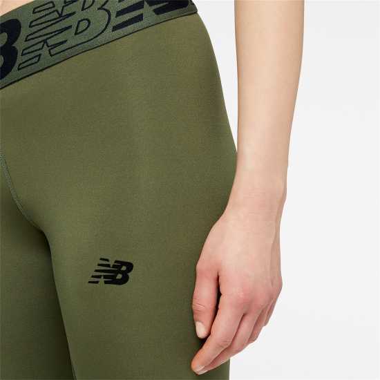 New Balance Relentless Tights Ld99 Дълбок маслинен Дамски клинове за фитнес