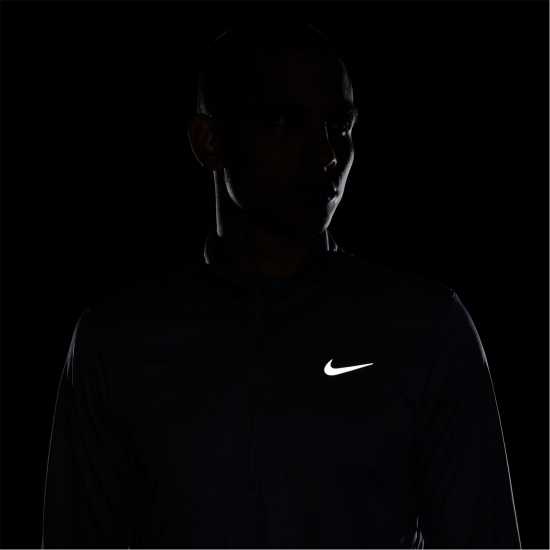 Nike Мъжко Горнище За Бягане Half Zip Core Long Sleeve Running Top Mens Димно сиво Мъжко облекло за едри хора