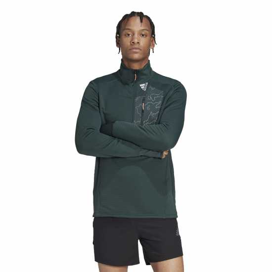 Adidas Мъжка Риза X-City Quarter Zip Sweatshirt Mens  Мъжки ризи