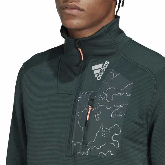 Adidas Мъжка Риза X-City Quarter Zip Sweatshirt Mens  Мъжки ризи