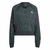 Adidas Дамско Яке X City Running Crewneck Ladies Jacket  Дамски грейки