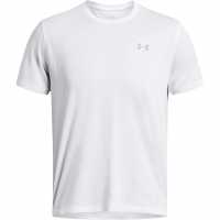 Under Armour Armour Streaker Tee Mens White Мъжко облекло за едри хора