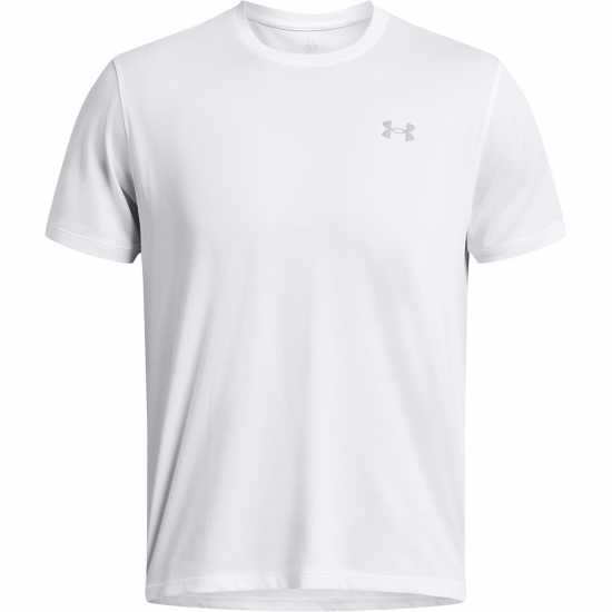 Under Armour Armour Streaker Tee Mens White Мъжко облекло за едри хора