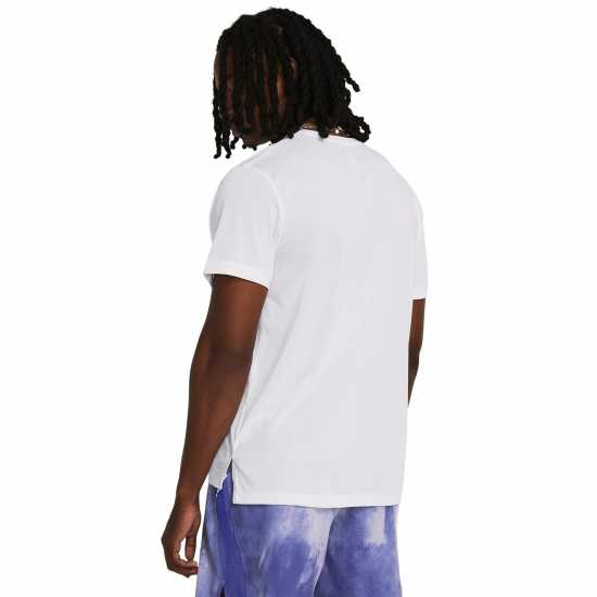 Under Armour Armour Streaker Tee Mens White Мъжко облекло за едри хора