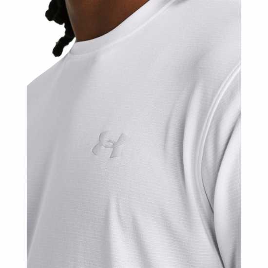 Under Armour Armour Streaker Tee Mens White Мъжко облекло за едри хора