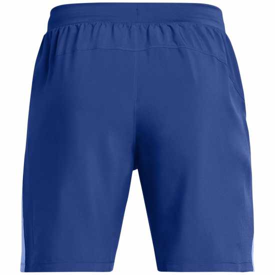 Under Armour Launch 7'' Mens Short Техническо синьо Мъжко облекло за едри хора