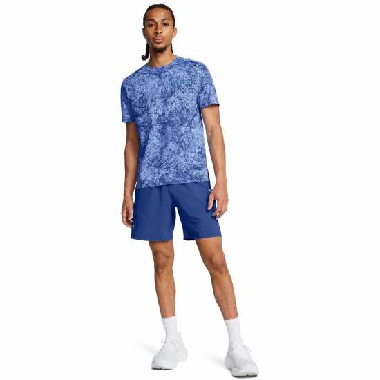 Under Armour Launch 7'' Mens Short Техническо синьо Мъжко облекло за едри хора