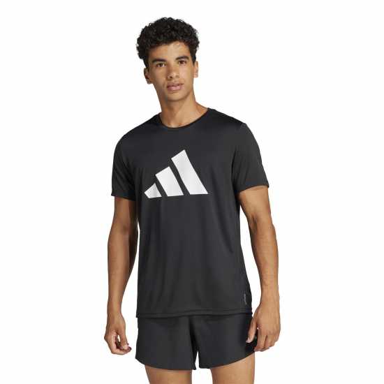 Adidas Run It T-Shirt Черно Атлетика