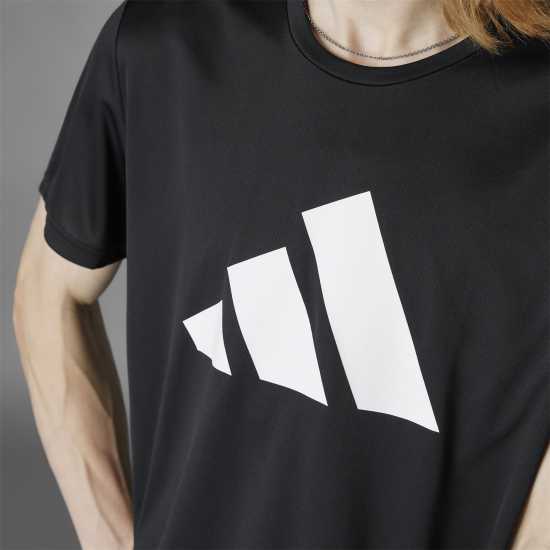 Adidas Run It T-Shirt Черно Атлетика