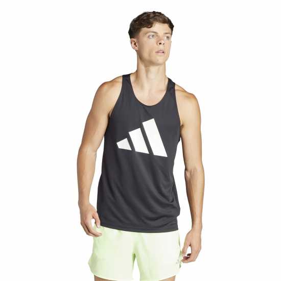 Adidas Run It Tank Top Черно Атлетика