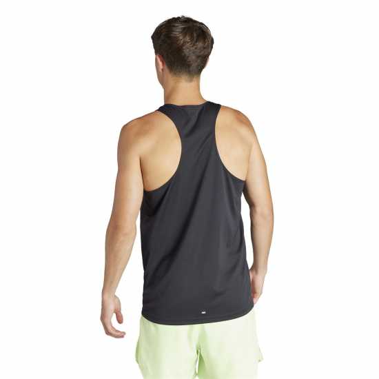 Adidas Run It Tank Top Черно Атлетика