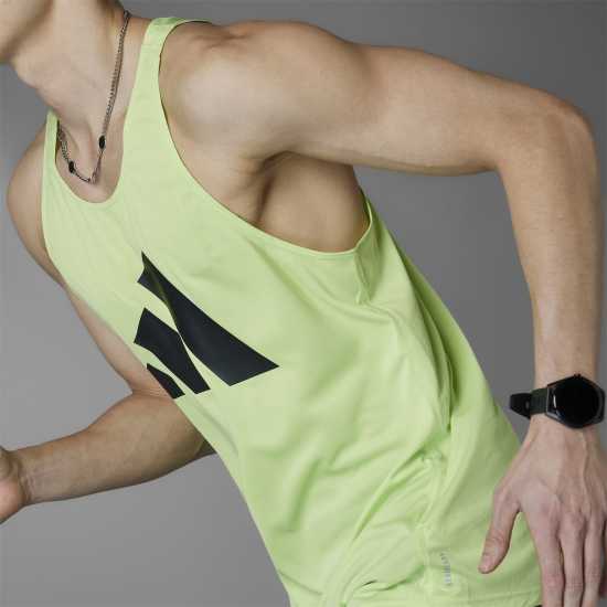 Adidas Run It Tank Top Пулс Лайм Атлетика