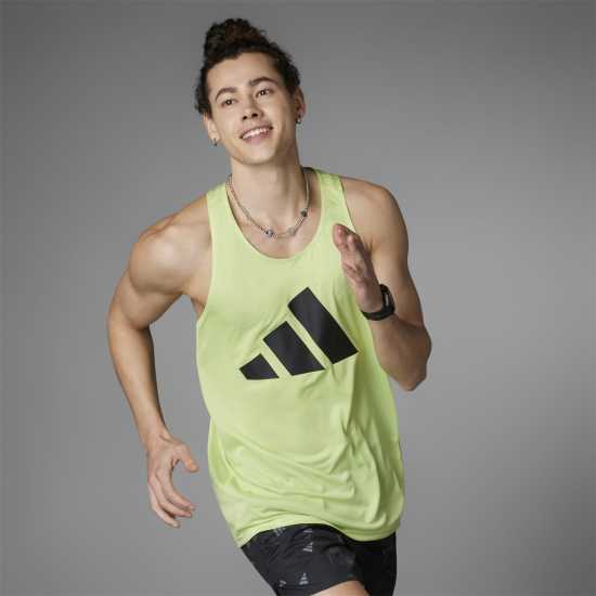 Adidas Run It Tank Top Пулс Лайм Атлетика