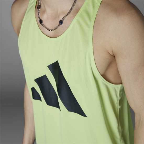 Adidas Run It Tank Top Пулс Лайм Атлетика