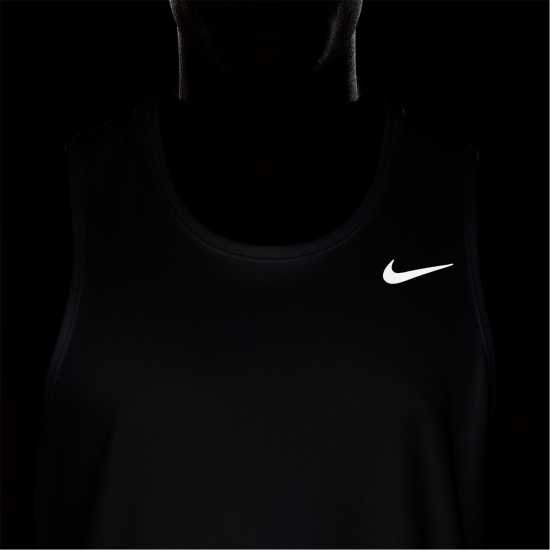 Nike Dri-FIT Miler Men's Running Tank White/Silver Атлетика