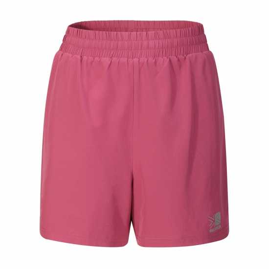 Дамски Шорти Karrimor 2 In 1 Running Shorts Womens Розово лилаво Атлетика