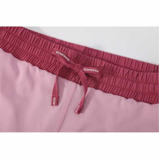 Дамски Шорти Karrimor 2 In 1 Running Shorts Womens Розово лилаво Атлетика