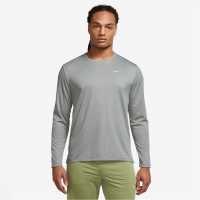 Nike Miler Men's Dri-FIT UV Long-Sleeve Running Top Сиво Атлетика