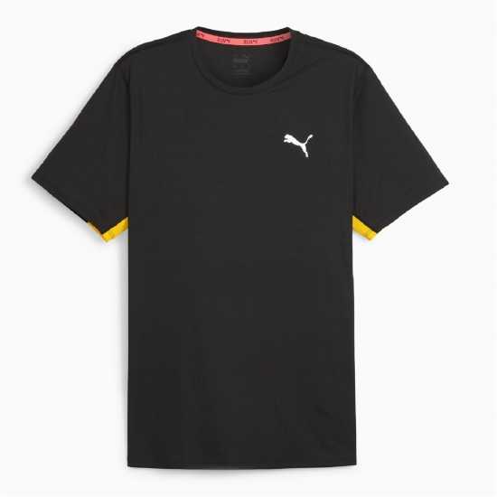 Puma Favorite Velocity Tee Черно/Слънчево Атлетика