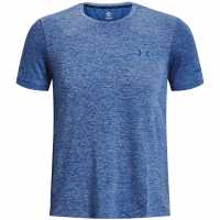 Under Armour Seamless Stride Ss Blue Мъжко облекло за едри хора