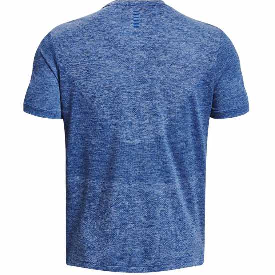 Under Armour Seamless Stride Ss Blue Мъжко облекло за едри хора