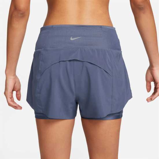 Nike Dri-FIT Swift Women's Mid-Rise 3 2-in-1 Running Shorts with Pockets  