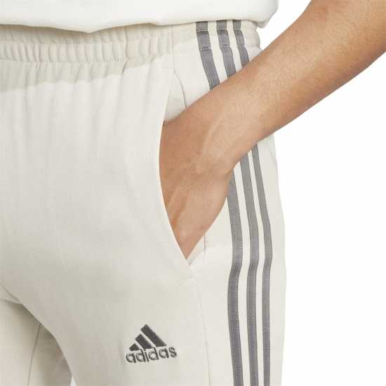 Adidas Essentials French Terry Tapered Cuff 3- Stripes Joggers Алуминия Атлетика