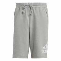 Adidas Мъжки Шорти Big Logo French Terry Shorts Mens Сива Хизър Атлетика