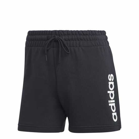 Adidas French Terry Linear Logo Short Womens  Дамски клинове за фитнес