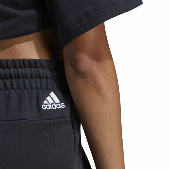 Adidas French Terry Linear Logo Short Womens  Дамски клинове за фитнес