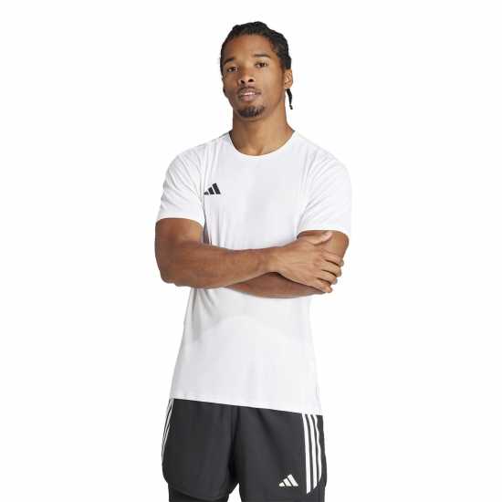 Adidas Мъжка Риза Adizero Essentials Running T-Shirt Mens Бяло Атлетика