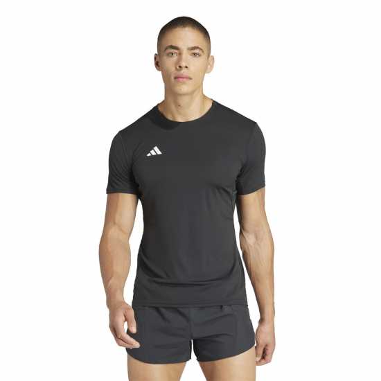 Adidas Мъжка Риза Adizero Essentials Running T-Shirt Mens Черно Мъжки ризи