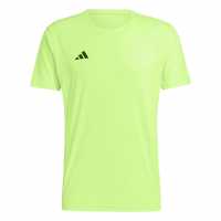 Adidas Мъжка Риза Adizero Essentials Running T-Shirt Mens Ясно Лимон Атлетика