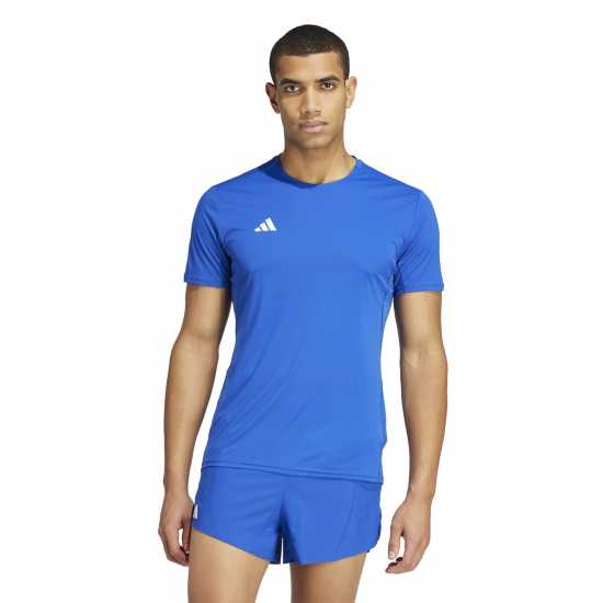 Adidas Мъжка Риза Adizero Essentials Running T-Shirt Mens Кралско синьо Атлетика