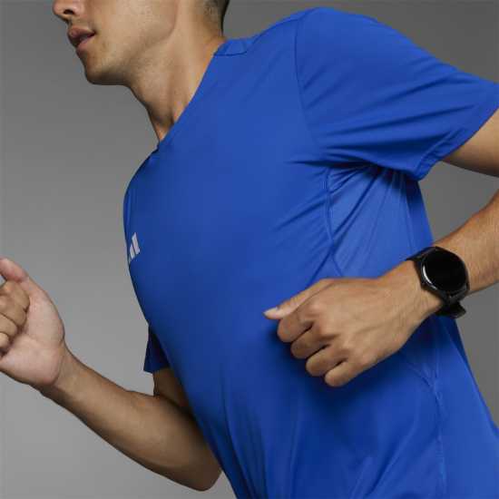 Adidas Мъжка Риза Adizero Essentials Running T-Shirt Mens Кралско синьо Атлетика