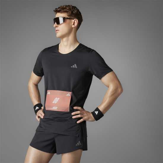 Adidas Adizero Running Gel Short Mens Черно Атлетика