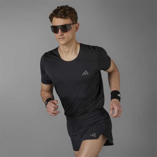 Adidas Adizero Running Gel Short Mens Черно Атлетика