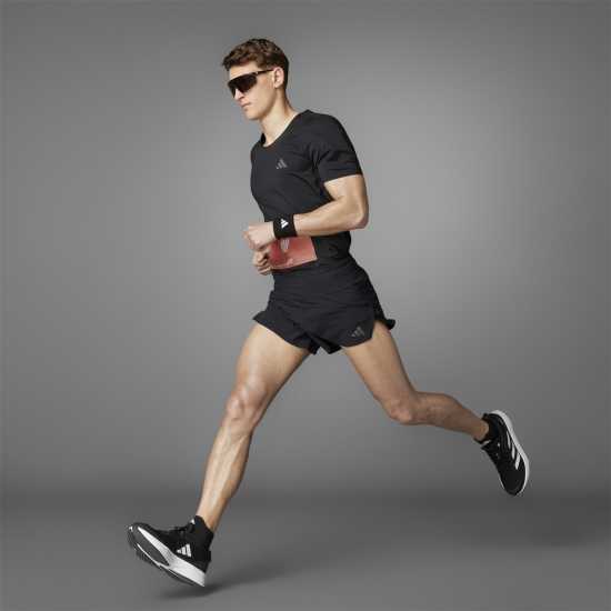 Adidas Adizero Running Gel Short Mens Черно Атлетика