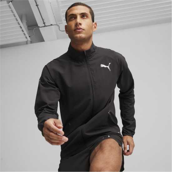 Puma Run Elite Ultraweave Jacket M Черно Пума Атлетика