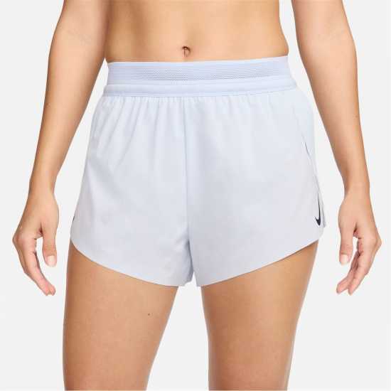 Nike AeroSwift Women's Dri-FIT ADV Mid-Rise 3 Running Shorts Футболен сив Дамски клинове за фитнес