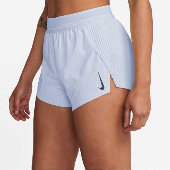 Nike AeroSwift Women's Dri-FIT ADV Mid-Rise 3 Running Shorts Футболен сив Дамски клинове за фитнес