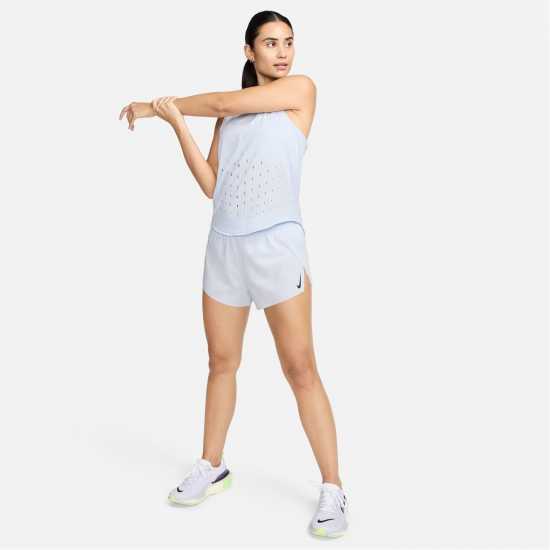 Nike AeroSwift Women's Dri-FIT ADV Mid-Rise 3 Running Shorts Футболен сив Дамски клинове за фитнес