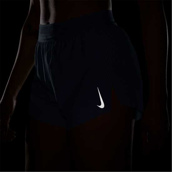 Nike AeroSwift Women's Dri-FIT ADV Mid-Rise 3 Running Shorts Футболен сив Дамски клинове за фитнес